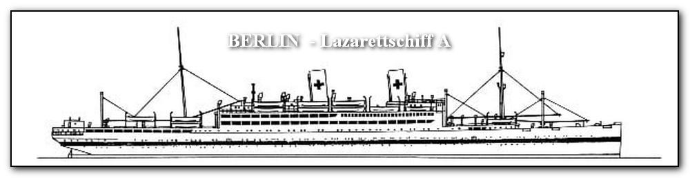 BERLIN (Lazarettschiff A) - german hospital ship