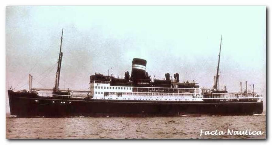Brytyjski statek pasa�erski w czasie II wojny �wiatowej s�uzy� jako transportowiec wojska. The British passanger ship and troopship ASKA.
