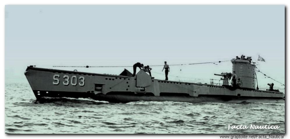 The Norwegian submarine UTVAER (ex British HMS Viking).
