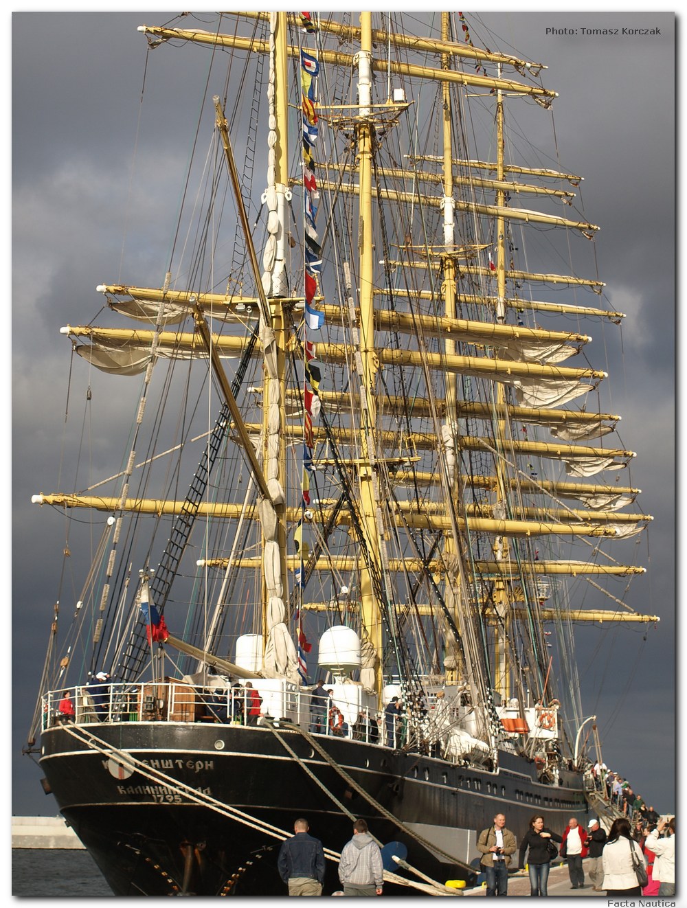 KRUZENSHTERN. Rosyjki �aglowiec szkolny.